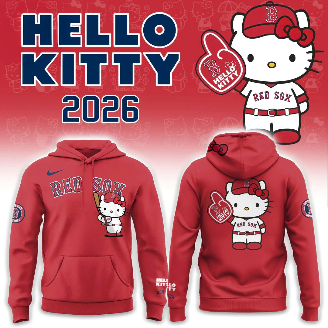 Boston Red Sox x Hello Kitty 2026 Edition Hoodie