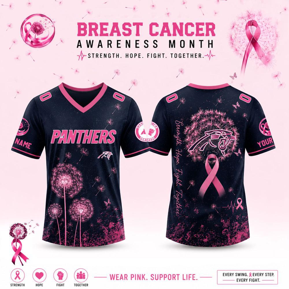 Breast Cancer Awareness Dandelion Design Custom Football Jersey Fan Gift 2 - Unicasport Breast Cancer Awareness Dandelion Design Custom Football Jersey Fan Gift