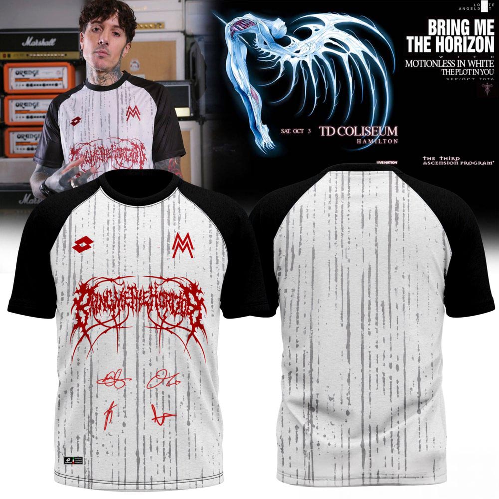 Bring Me The Horizon Limited Edition Signature Football Jersey Rock Band Music Fan Apparel 1 - Unicasport Bring Me The Horizon Limited Edition Signature Football Jersey Rock Band Music Fan Apparel