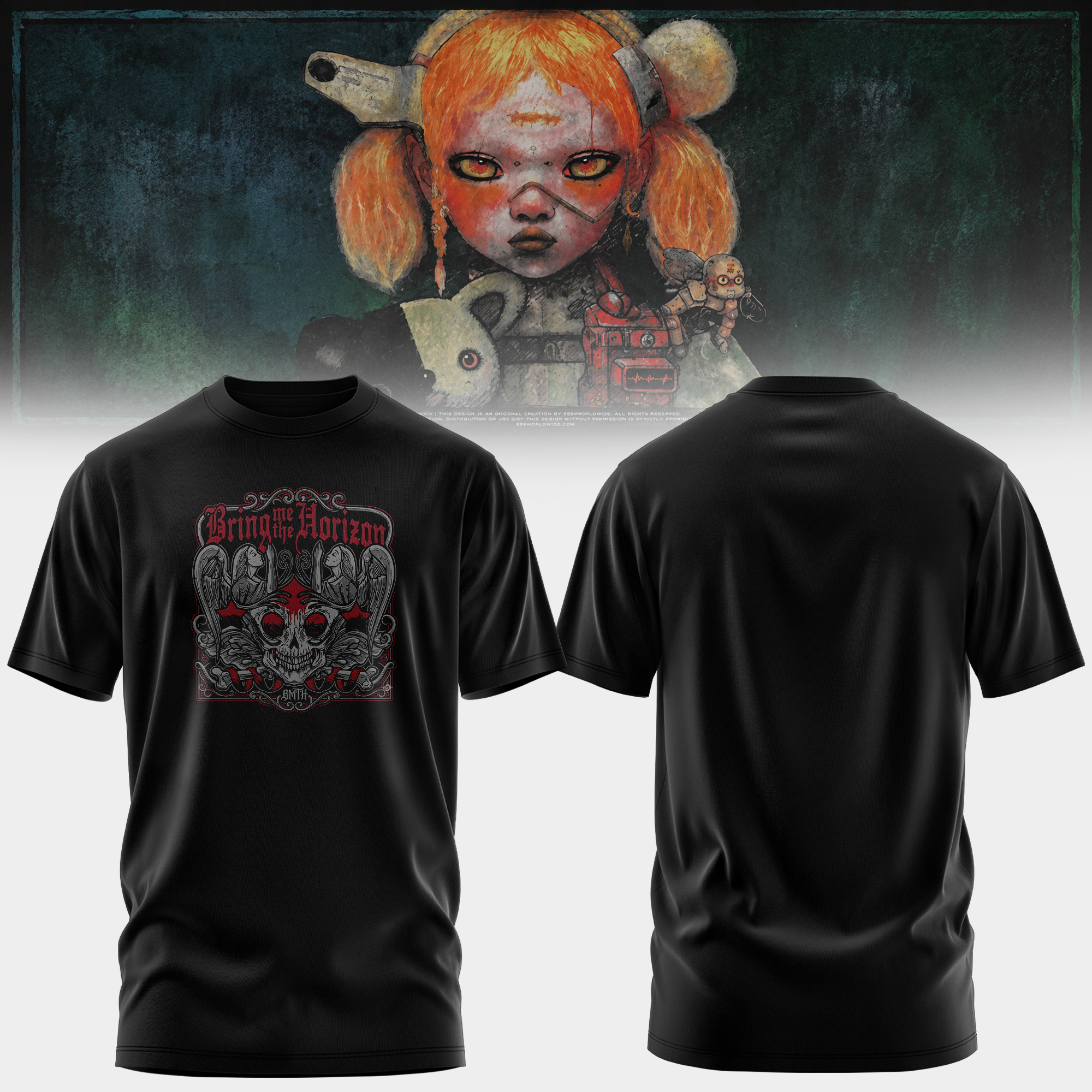 Bring Me The Horizon Official Inspired Collection Limited Edition Graphic Tee