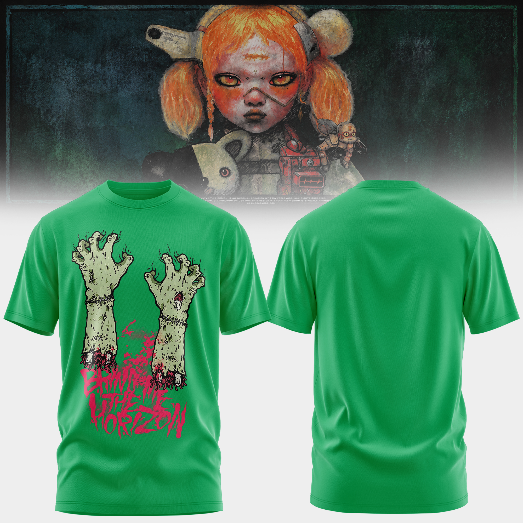 Bring Me The Horizon Official Inspired Collection Limited Edition Pullover Tshirt