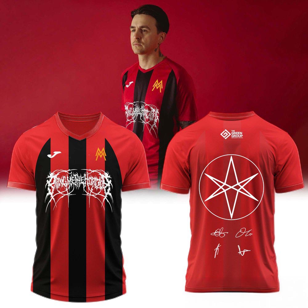 Bring Me The Horizon Signature Graphic Football Jersey Rock Music Tour Fan Apparel 2 - Unicasport Bring Me The Horizon Signature Graphic Football Jersey Rock Music Tour Fan Apparel