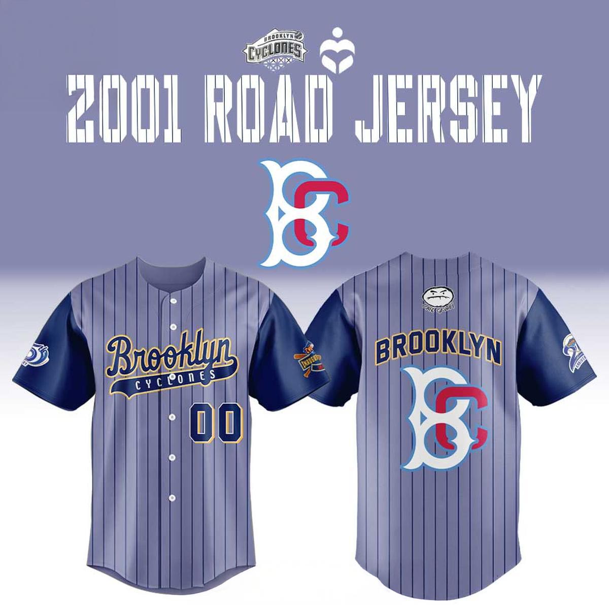 Brooklyn Cyclones 2021 2026 Road Class Stripes Personalized Baseball Jersey MiLB Custom Fan Game Day Gift 1 1 - Unicasport Brooklyn Cyclones 2021 2026 Road Class Stripes Personalized Baseball Jersey MiLB Custom Fan Game Day Gift 1