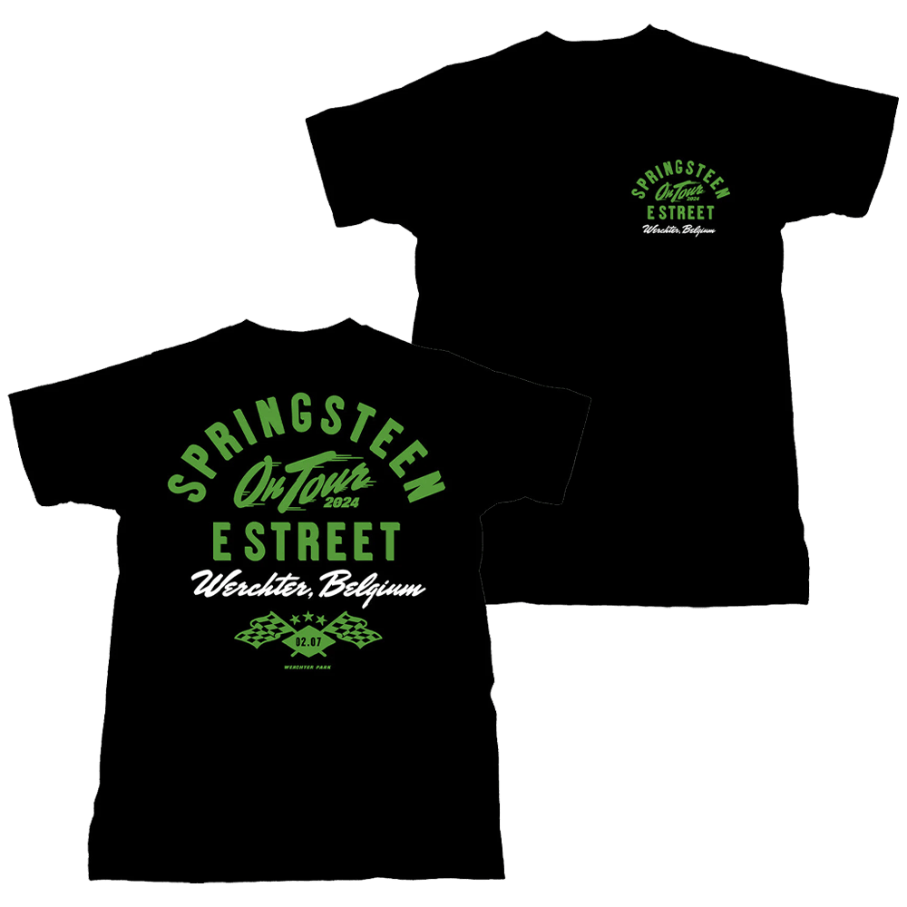 Bruce Springsteen TShirt Bruce Springsteen Merch The E Street Band Werchter 2024 Tour Shirt