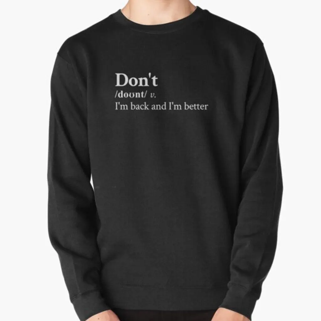 Bryson Tiller Merch Bryson Tiller Aesthetic Motivational Hip Hop Quote Lyrics Black Sweatshirt