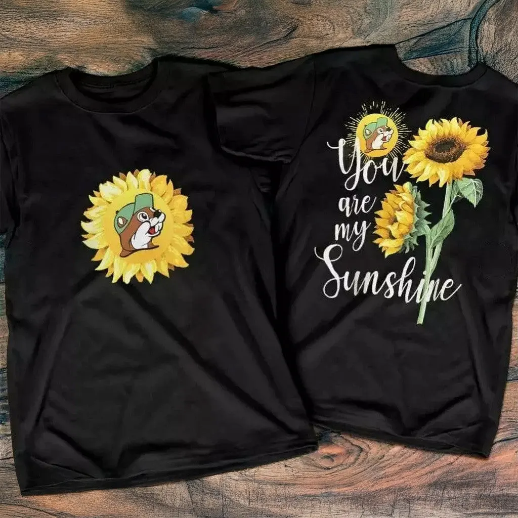 Buc Ees Merch Bucees You Are My Sunshine Sunflower TShirt Gifts For Wife