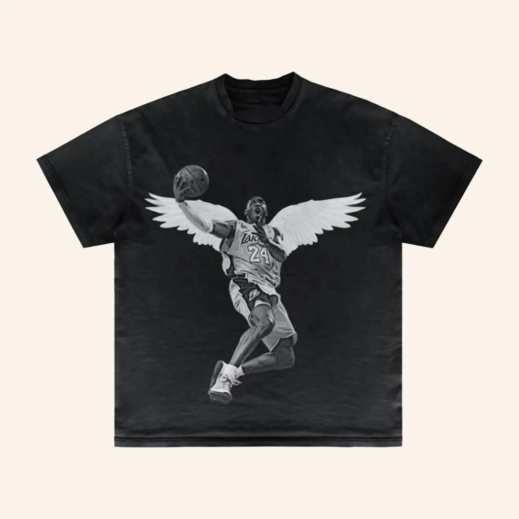 Bucket Culture Merch Kobe Angel Vintage TShirt Gifts For Husband