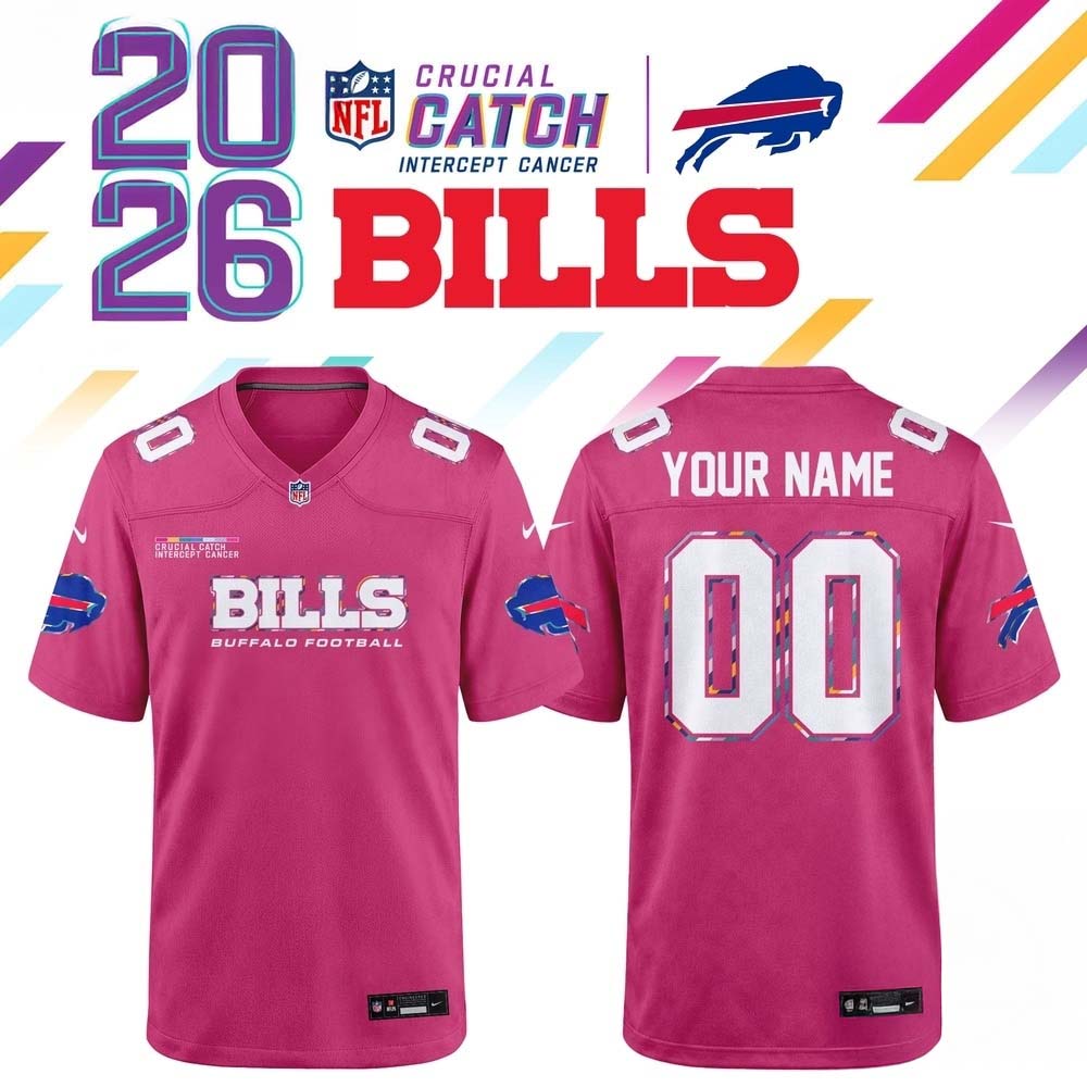 Buffalo Bills NFL Crucial Catch 2026 Pink Limited Edition Football Jersey 1 - Unicasport Buffalo Bills NFL Crucial Catch 2026 Pink Limited Edition Football Jersey