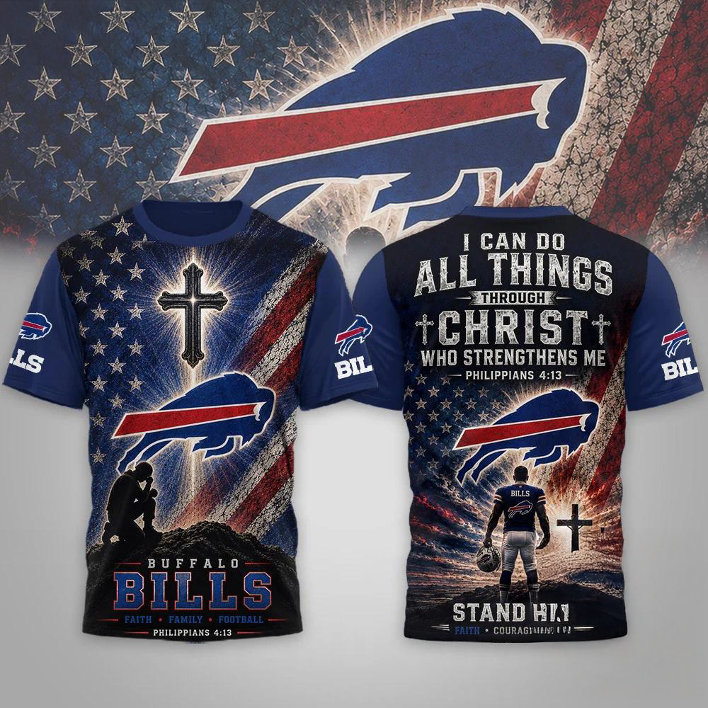 Buffalo Bills NFL Faith Family Limited Edition Premium 3D Shirt