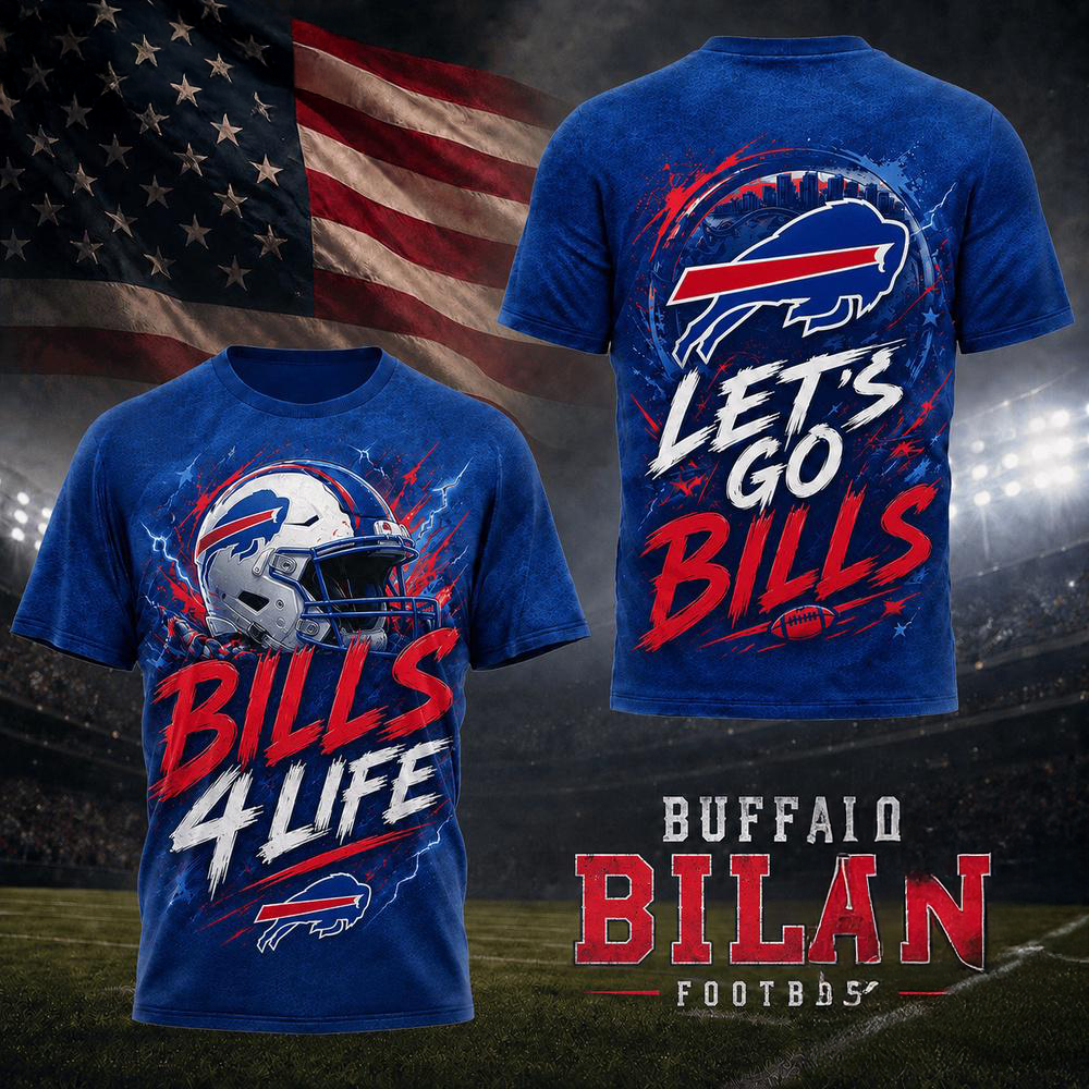Buffalo Bills NFL Fan For Life Limited Edition 3D Shirt
