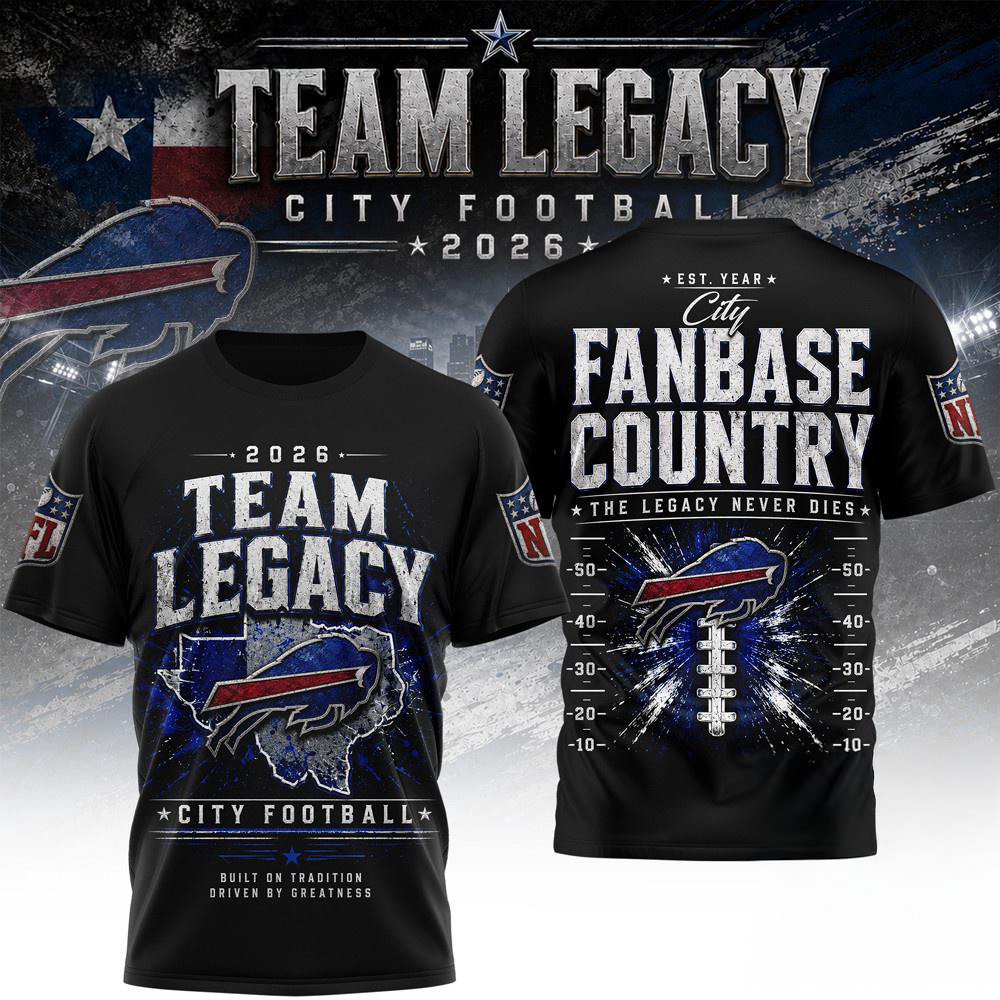 Buffalo Bills NFL Gridiron Dynasty Limited Edition 3D Fan Shirt