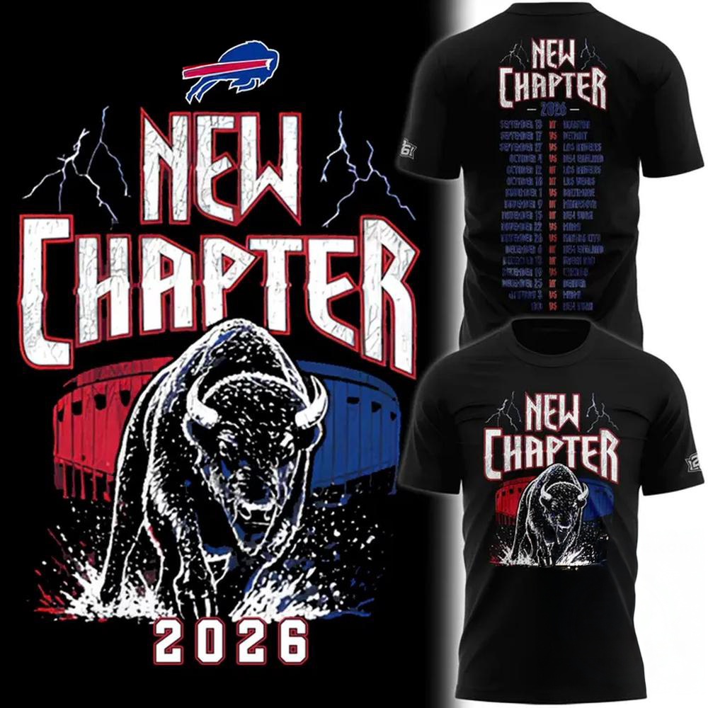 Buffalo Bills New Chapter 2026 Graphic T Shirt Fan Gift