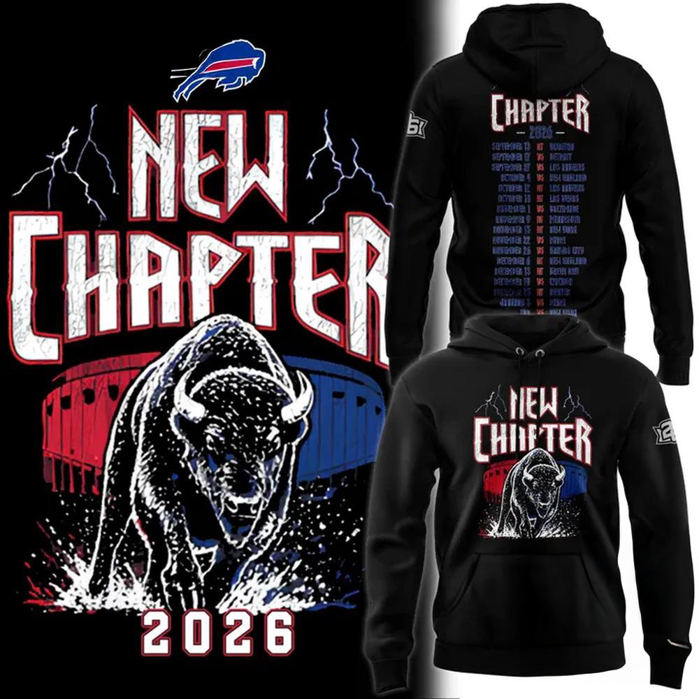 Buffalo Bills New Chapter 2026 Limited Edition Pullover Hoodie