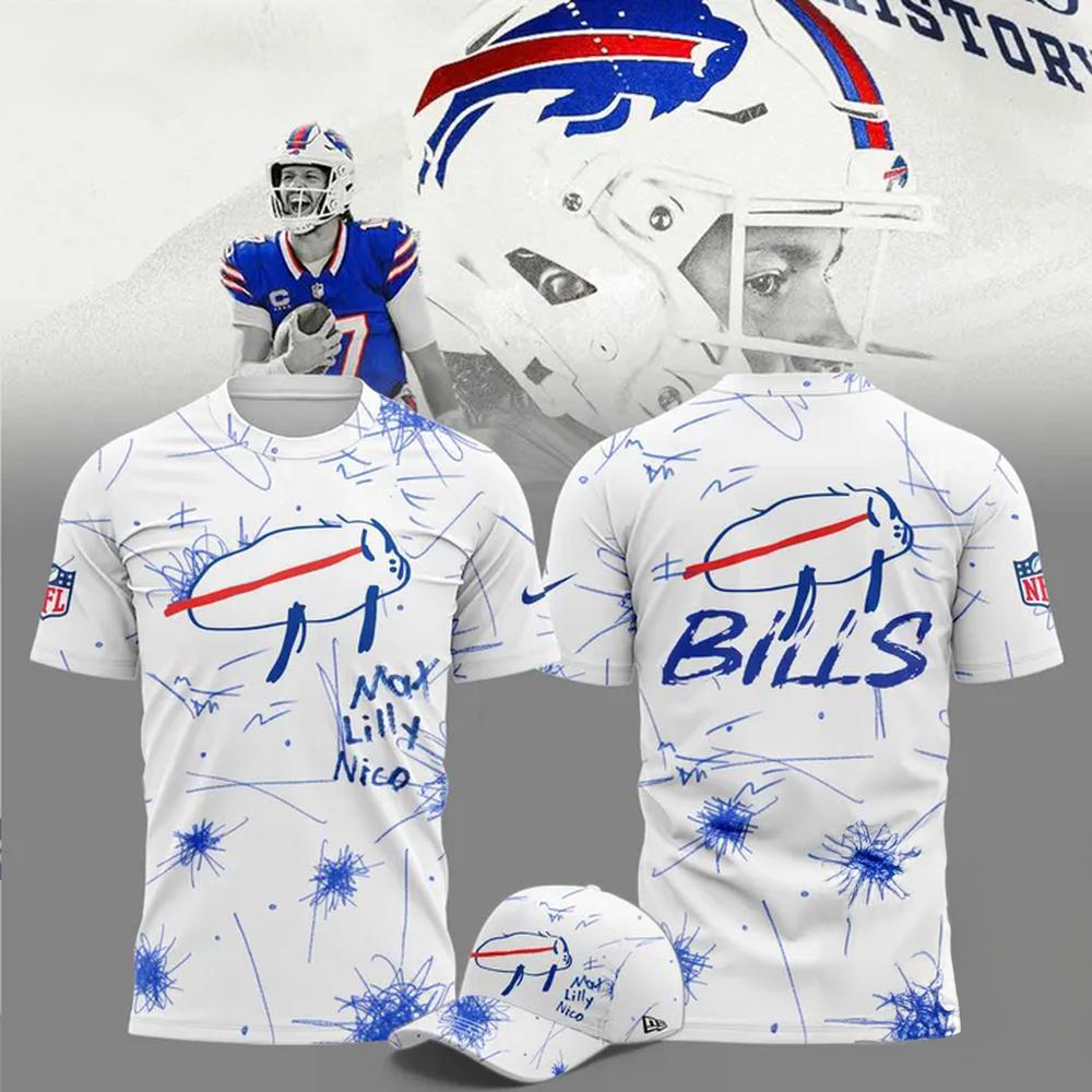 Buffalo Bills Sesigned By Patients At BuffaloÂ’s Oishei ChildrenÂ’s Hospital New T Shirt
