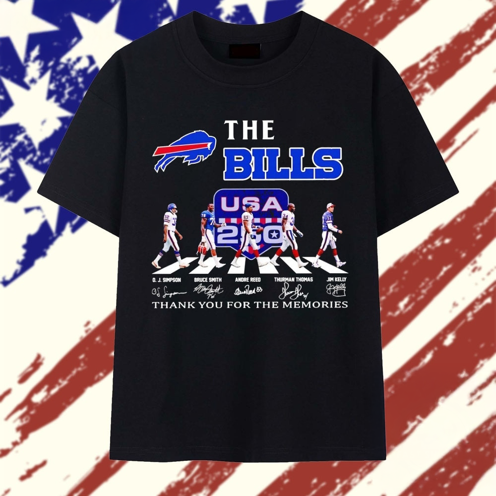 Buffalo Bills Thank You for the Memories Signature TShirt