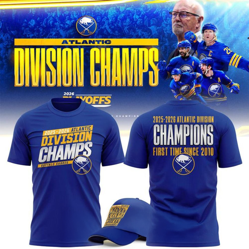Buffalo Sabres 2026 Atlantic Division Champions Special Shirt