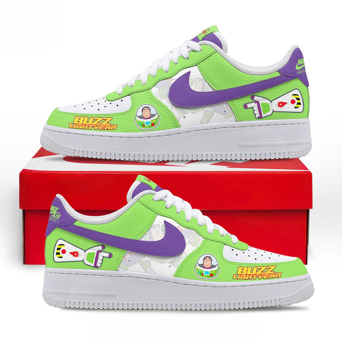 Buzz Lightyear Toy Story 5 Air Force 1 Shoes
