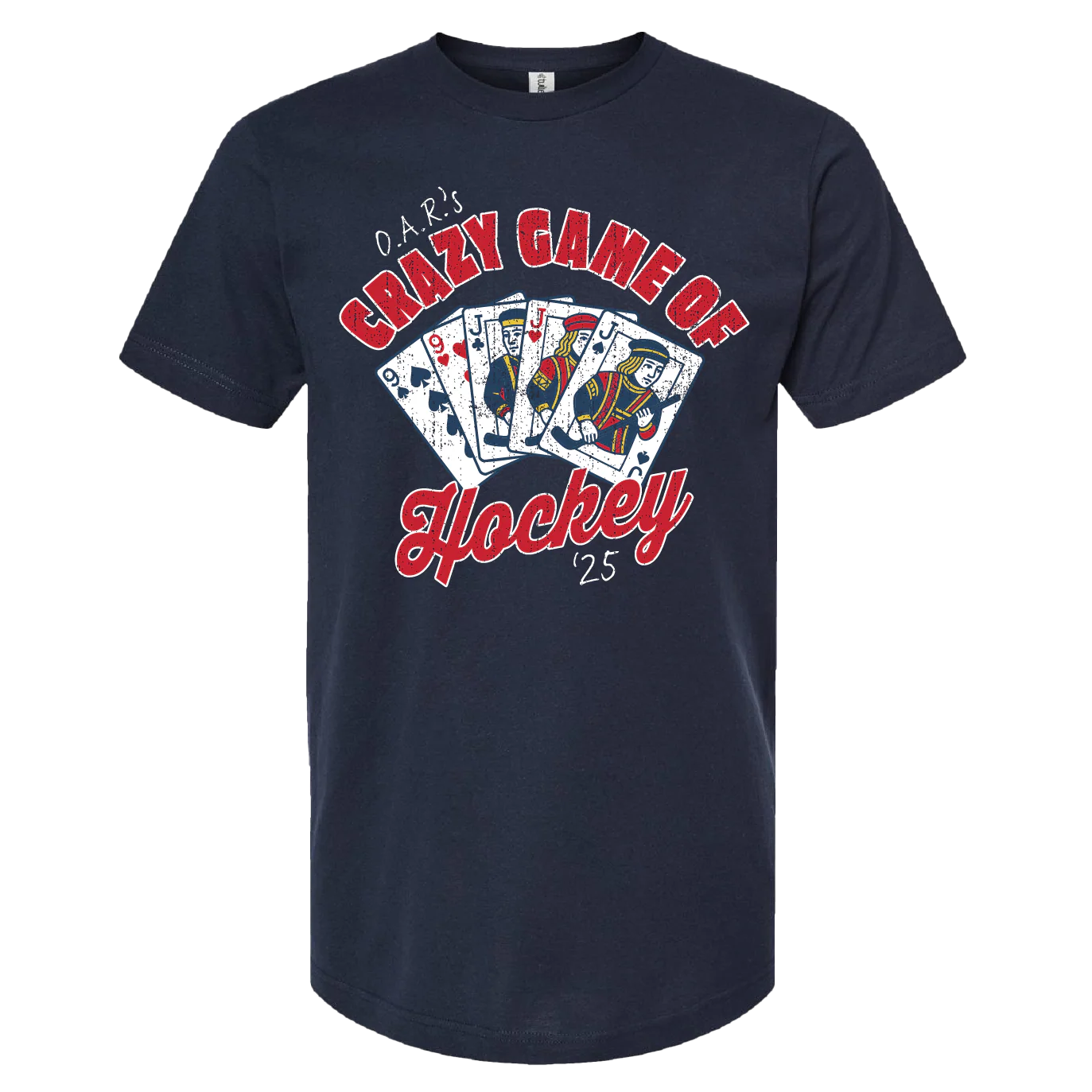 CGOH Full House TShirt Funny Retro Graphic Streetwear Tee Gift for Hockey Fans