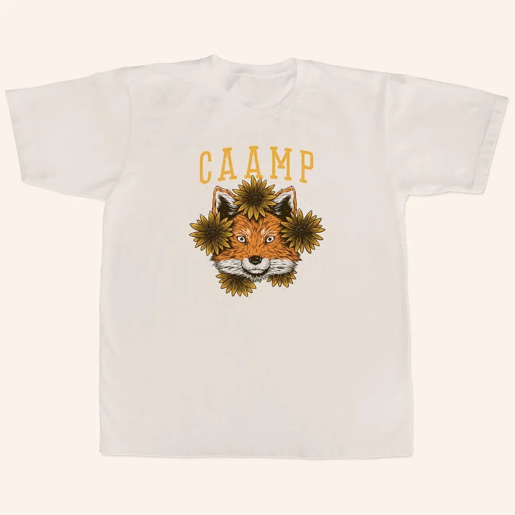 Caamp Merch Fox And Sunflower TShirt Gifts For Him