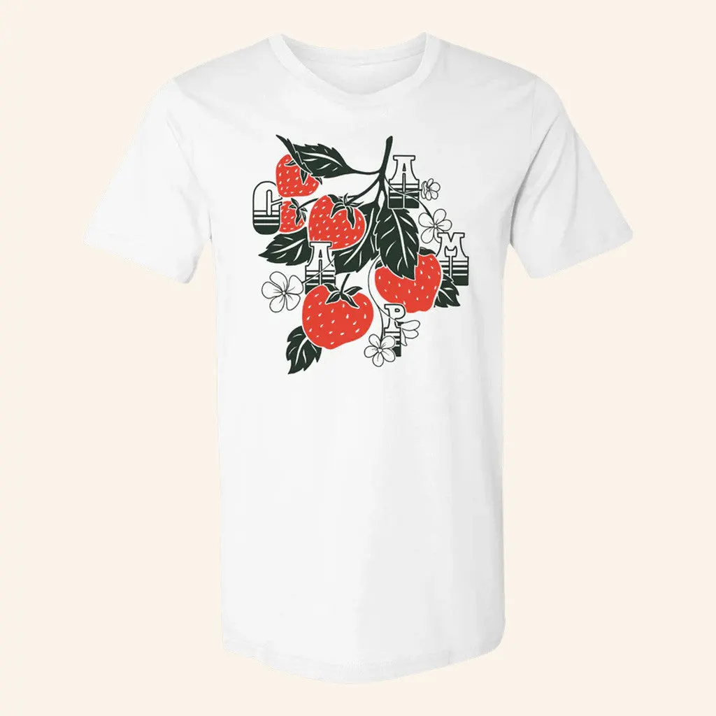 Caamp Merch Strawberry White TShirt Gifts For Wife
