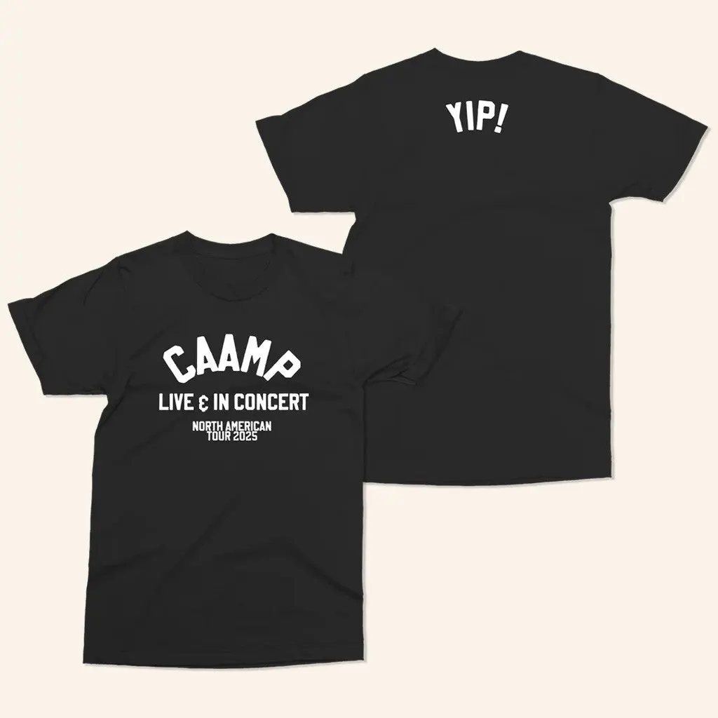 Caamp Merch YIP 2 0 Black TShirt Gifts For Him