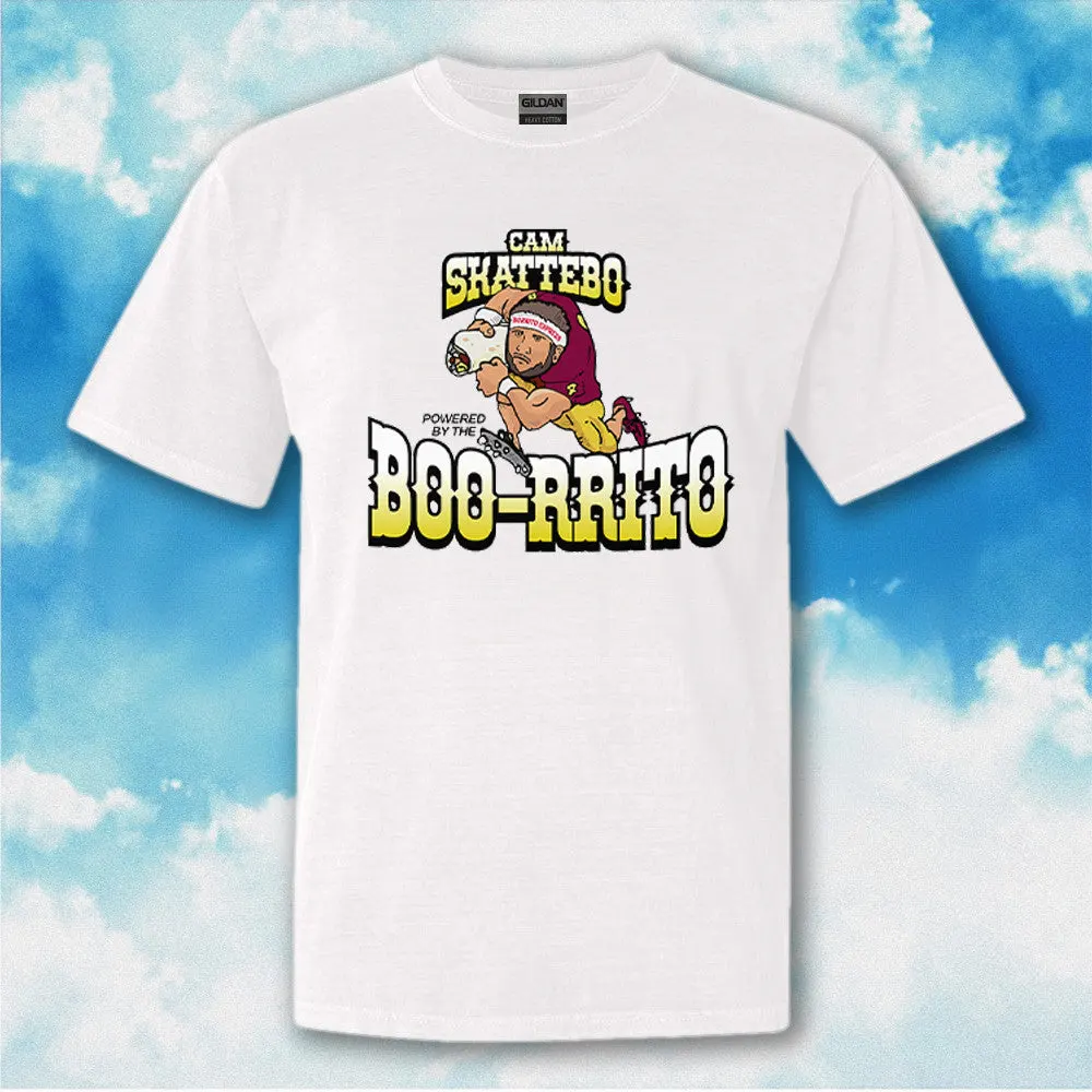 Cam Skattebo Powered By The Boo Rrito TShirt Gifts For Football Fans