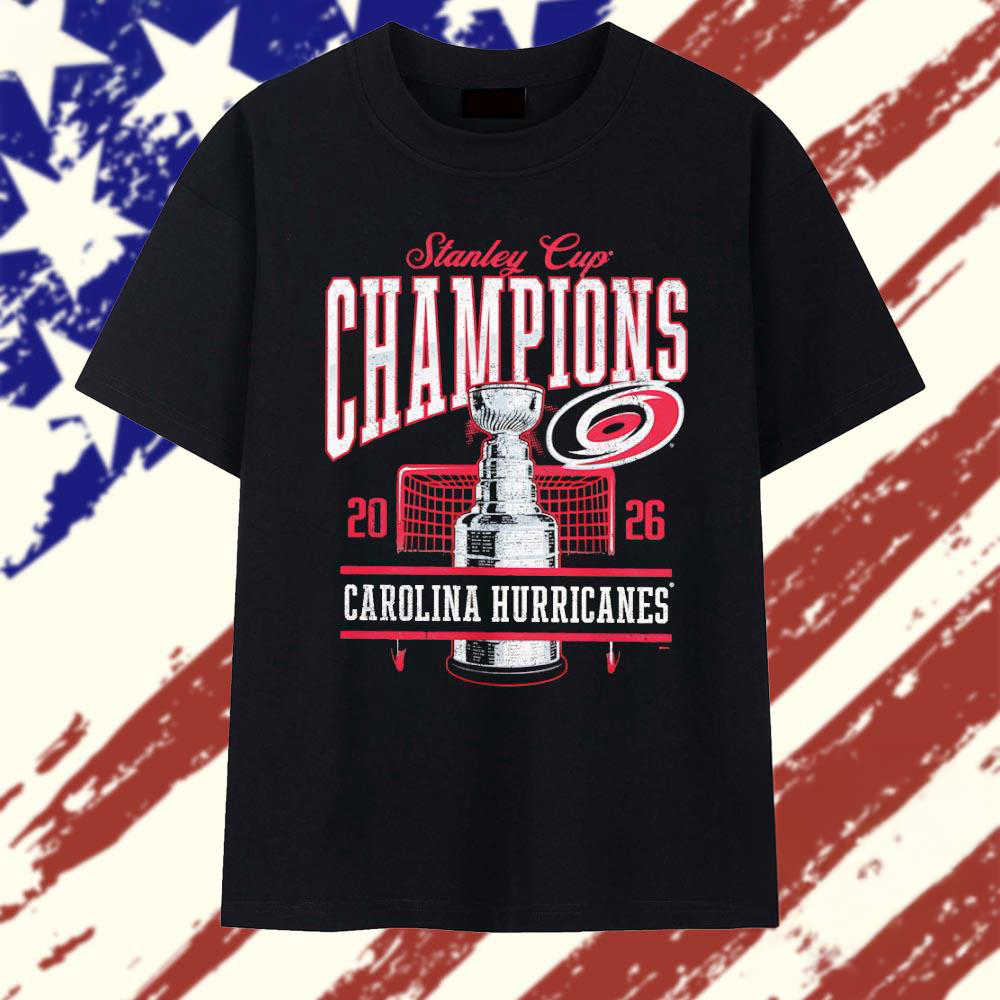 Carolina Hurricanes 2026 Stanley Cup Champions Vintage Graphic T Shirt
