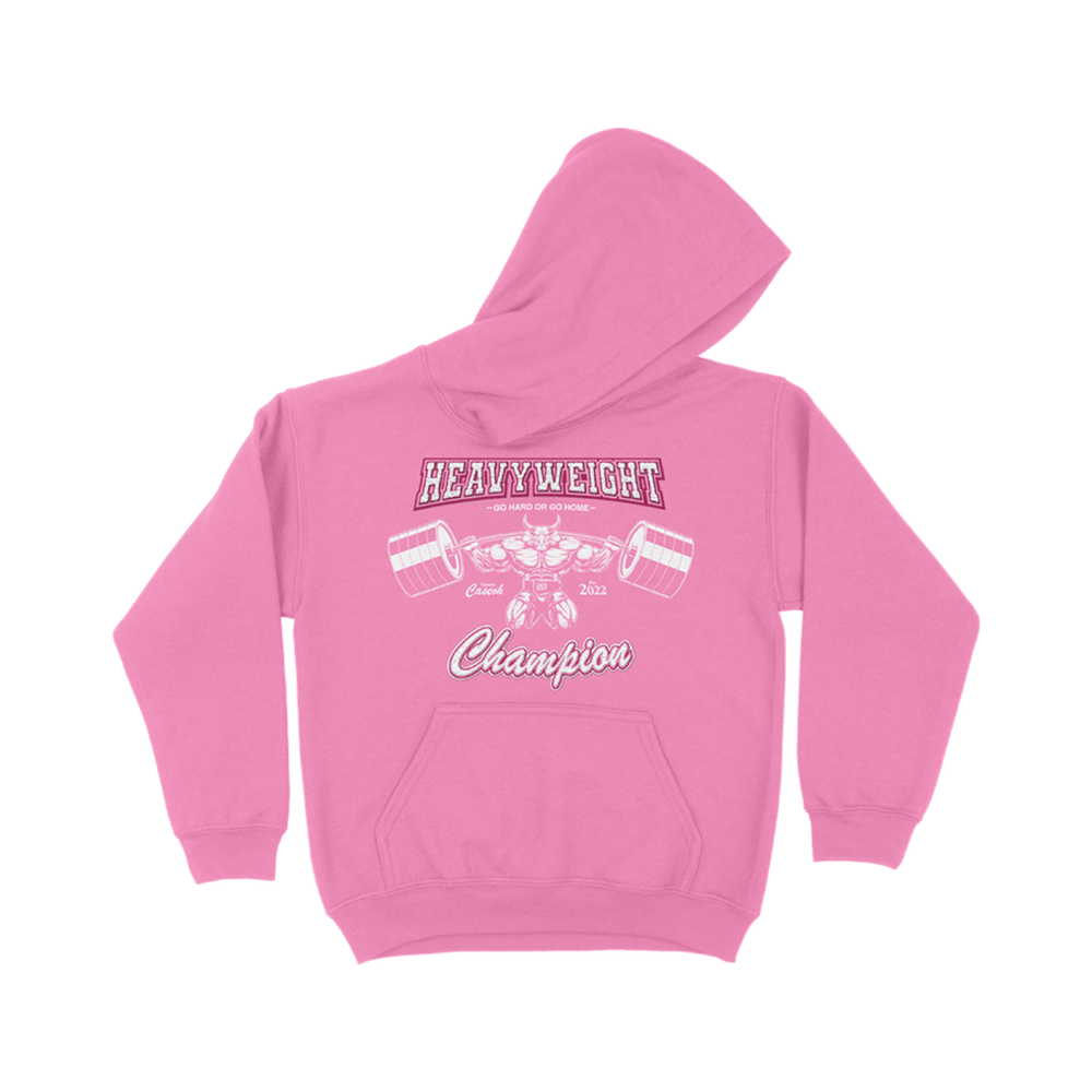 Caseoh Merch Pink Heavyweight Hoodie