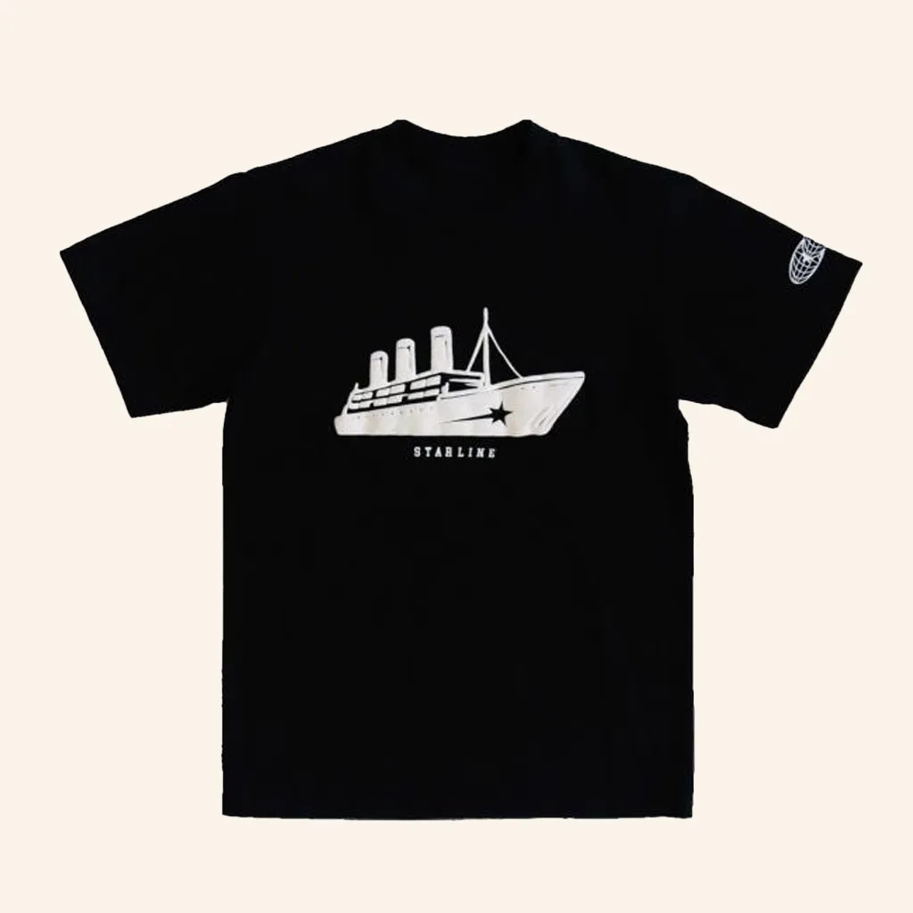 ChanceStuff Merch Star Line Ship TShirt Christmas Gifts For Rapper Fans