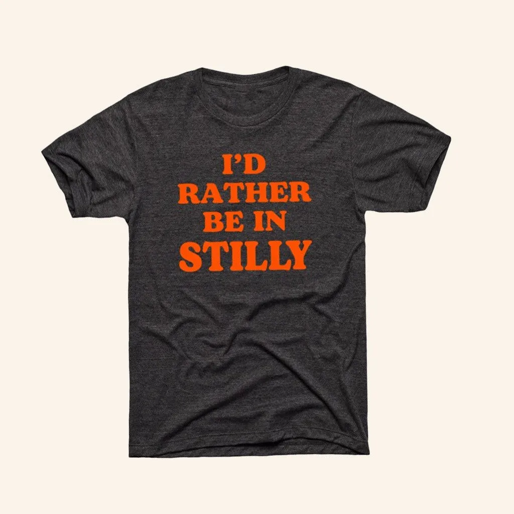 Charlie Hustle Merch Oklahoma State Cowboys Id Rather Be In Stilly TShirt Present For Husband