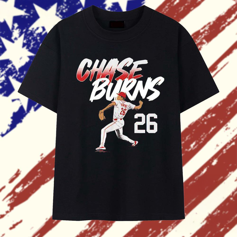 Chase Burns Cincinnati Reds Baseball Ace Graphic T Shirt