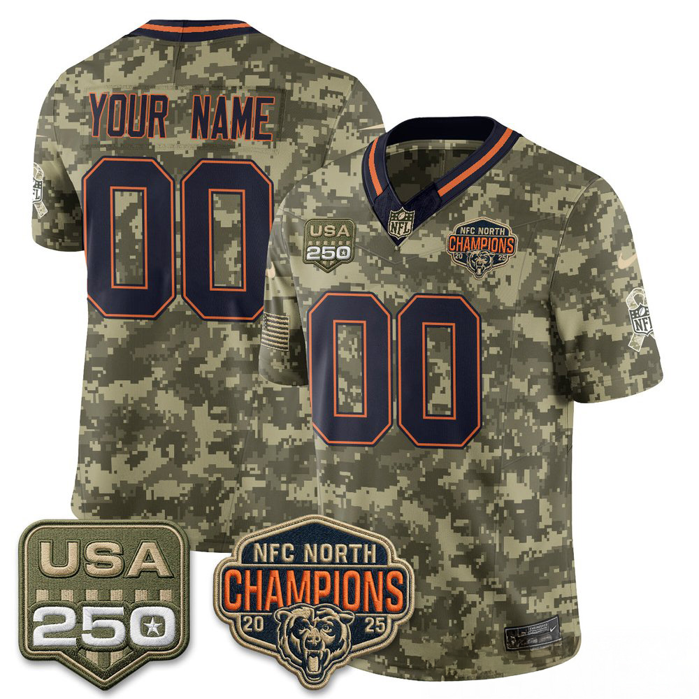 Chicago Bears 2026 Salute To Service Custom Stitched Football Jersey 1 - Unicasport Chicago Bears 2026 Salute To Service Custom Stitched Football Jersey