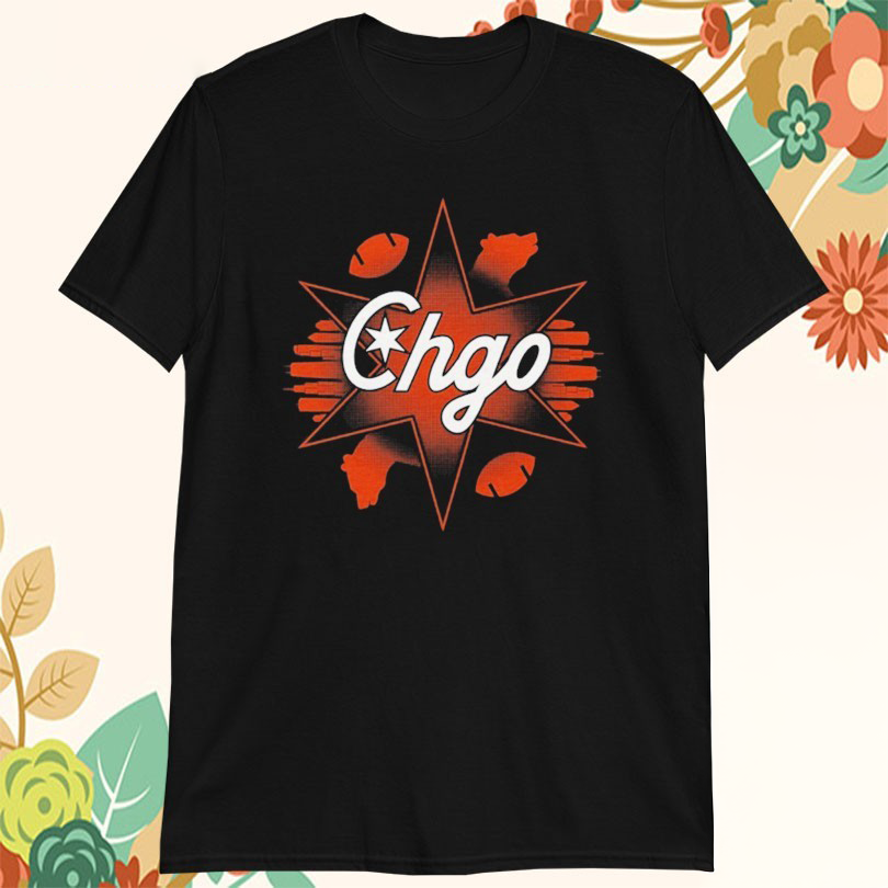 Chicago Bears CHGO Star Tshirts
