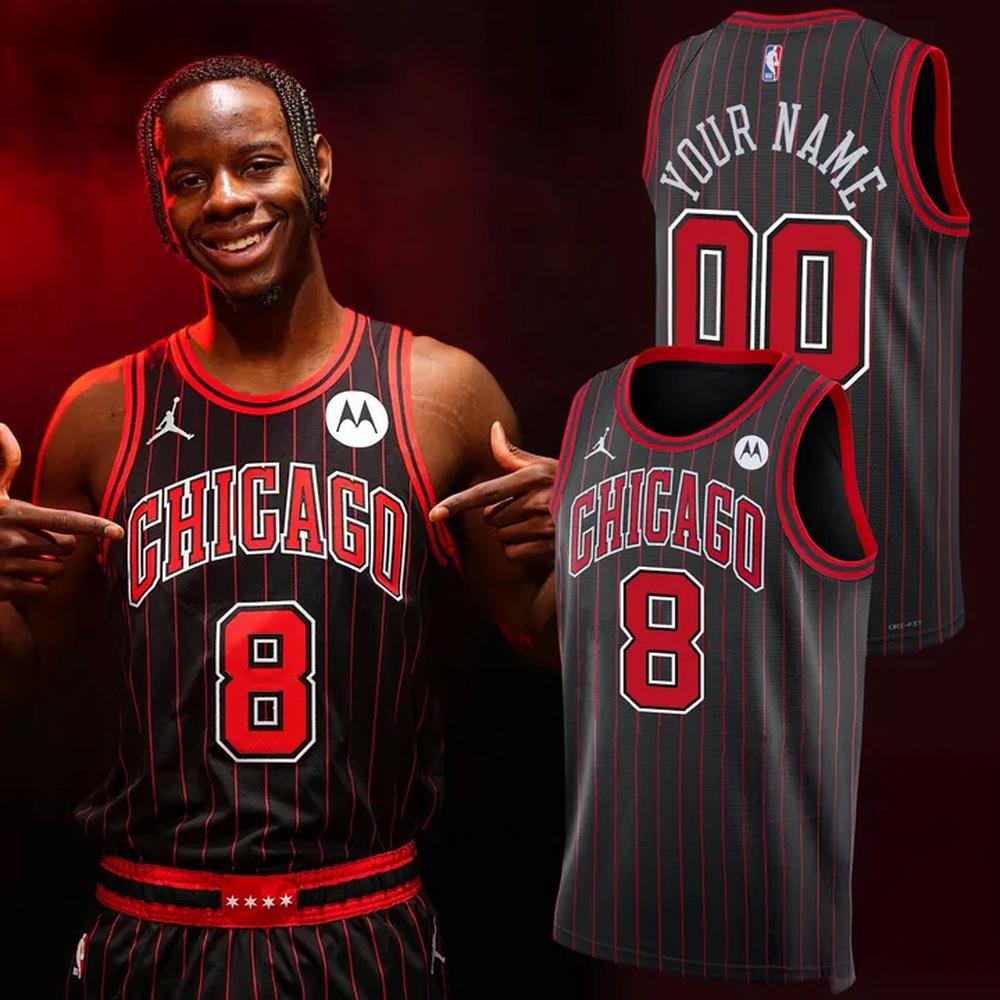 Chicago Bulls Jordan Brand Black Swingman 2026 Basketball Jersey