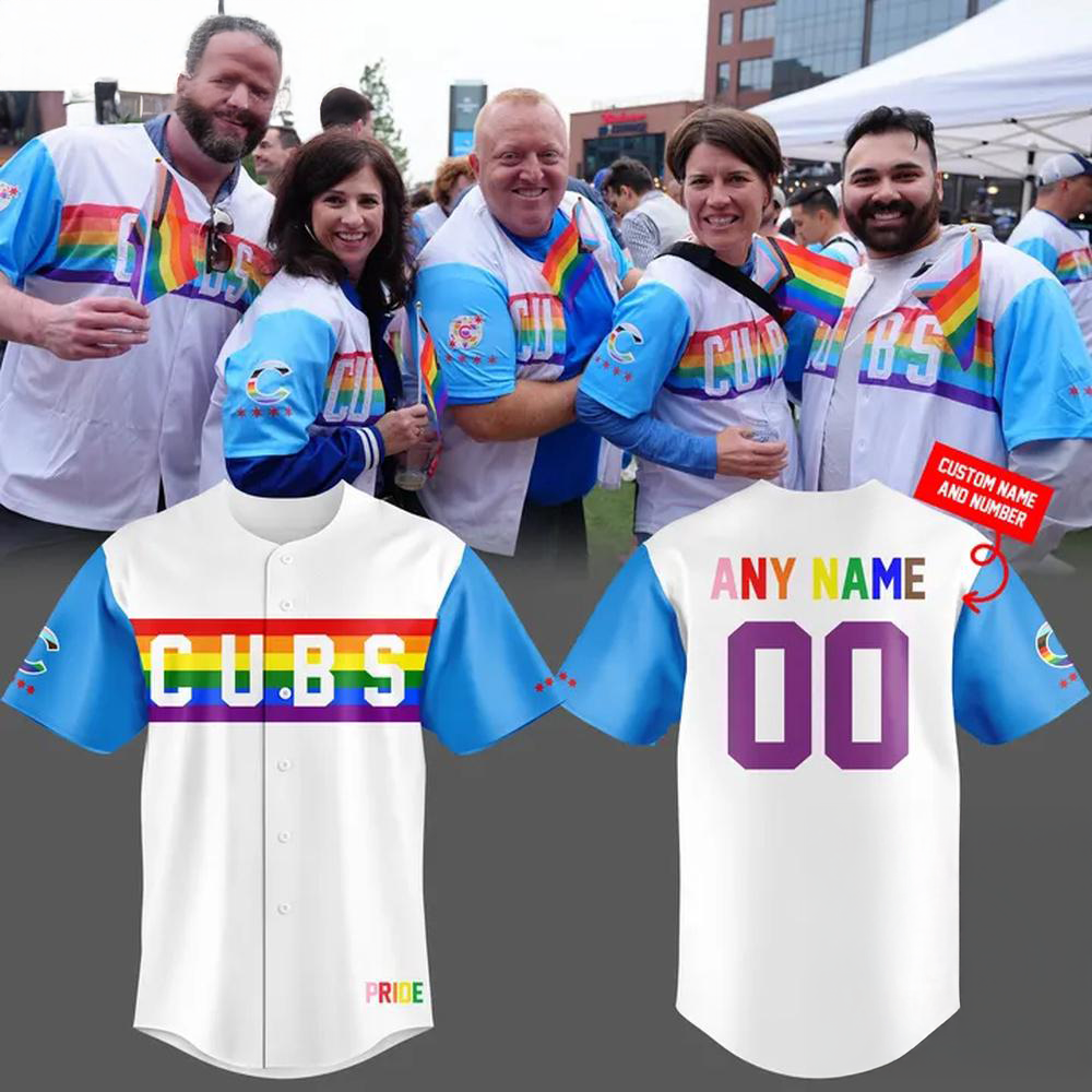 Chicago Cubs Pride Celebration 2026 Limited Edition Baseball Jersey
