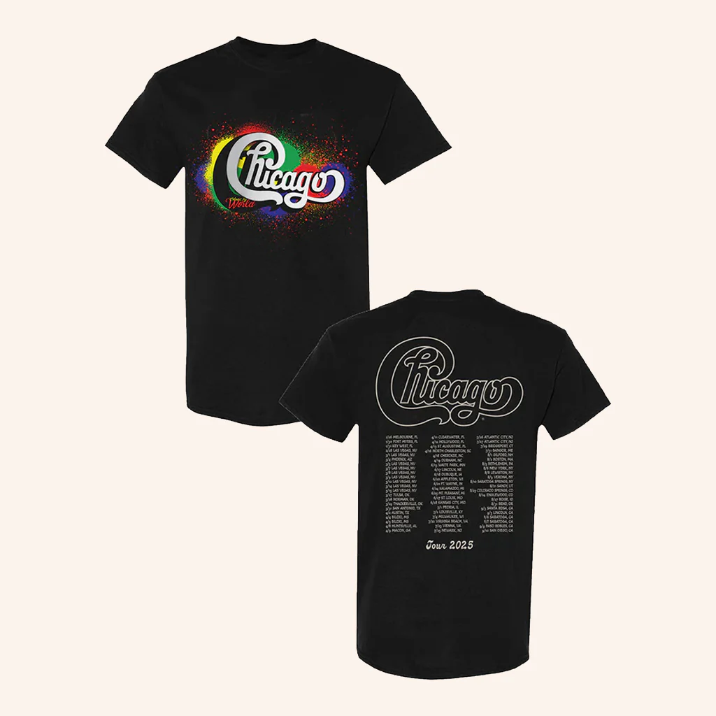 Chicago Merch Chicago Color Tour 2025 TShirt Music Related Gifts For Guys