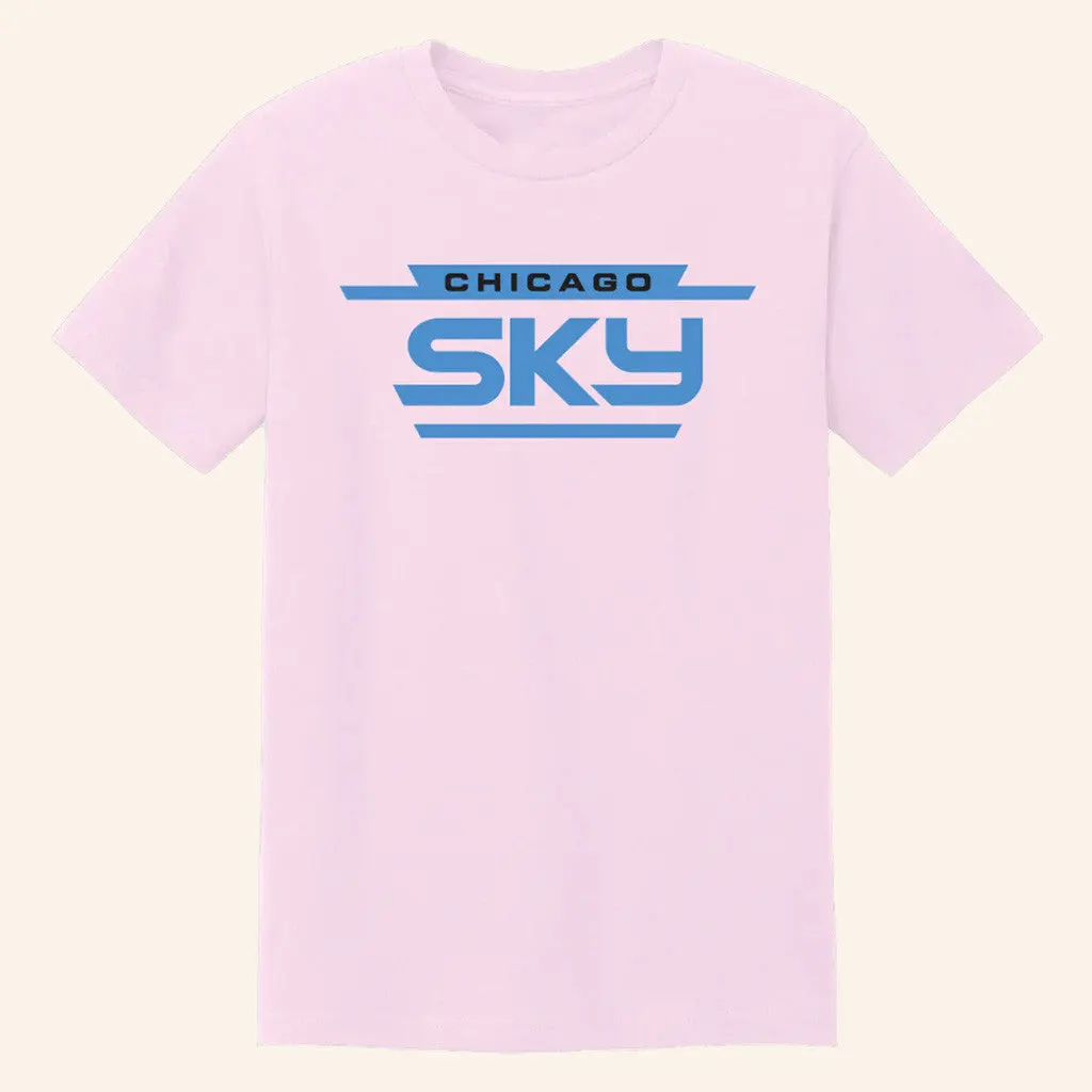 Chicago Sky Merch Stacked Logo TShirt Good Gifts For Her