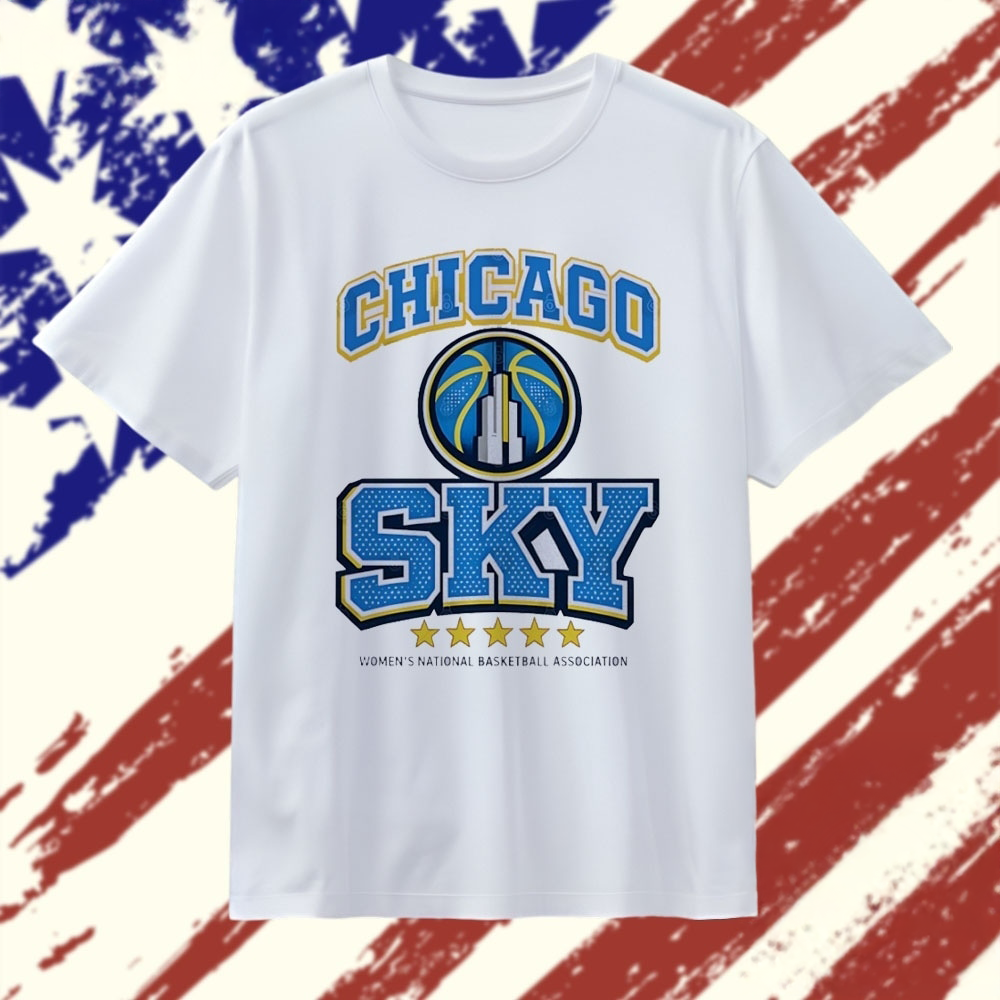 Chicago Sky WNBA Logo Graphic TShirt