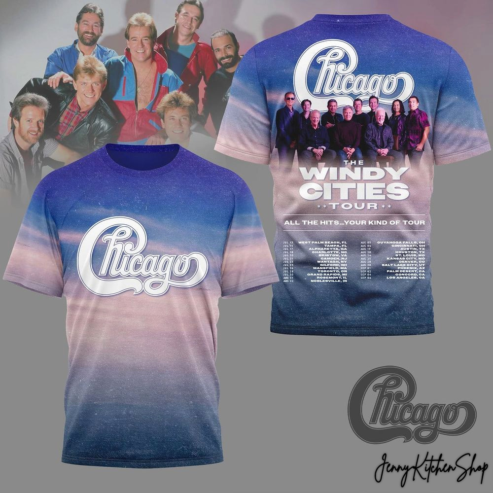 Chicago The Windy Cites Tour 2026 Shirt