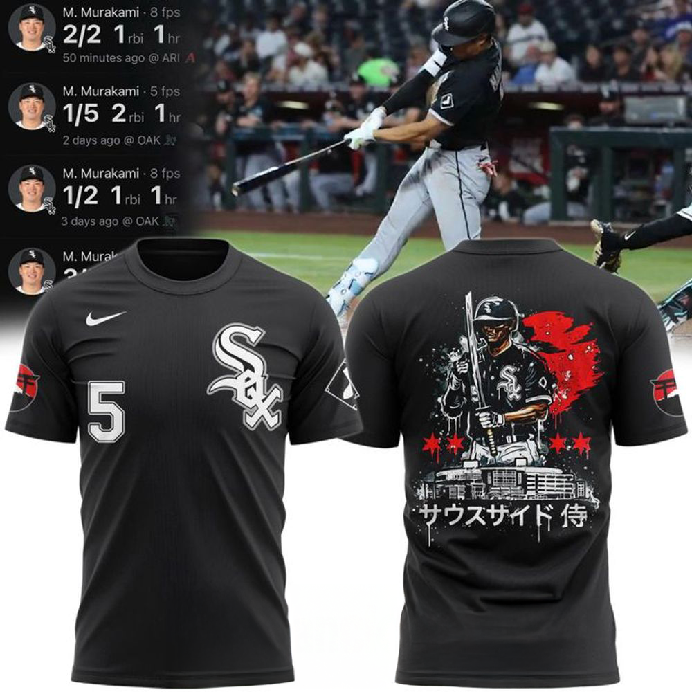 Chicago White Sox Munetaka Murakami Samurai City Graphic Shirt 
