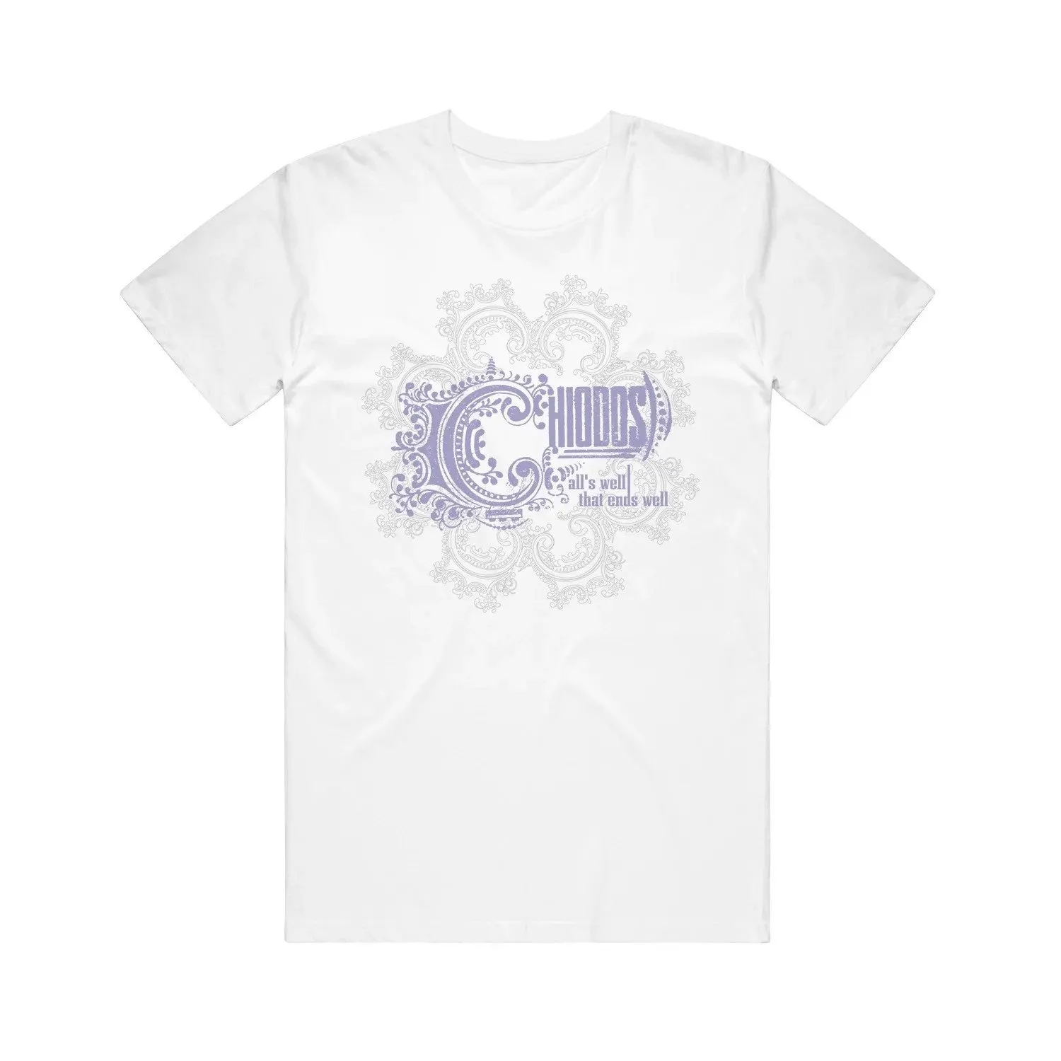 Chiodos Merch Alls Well That Ends Well White TShirt Gift Ideas For Husband
