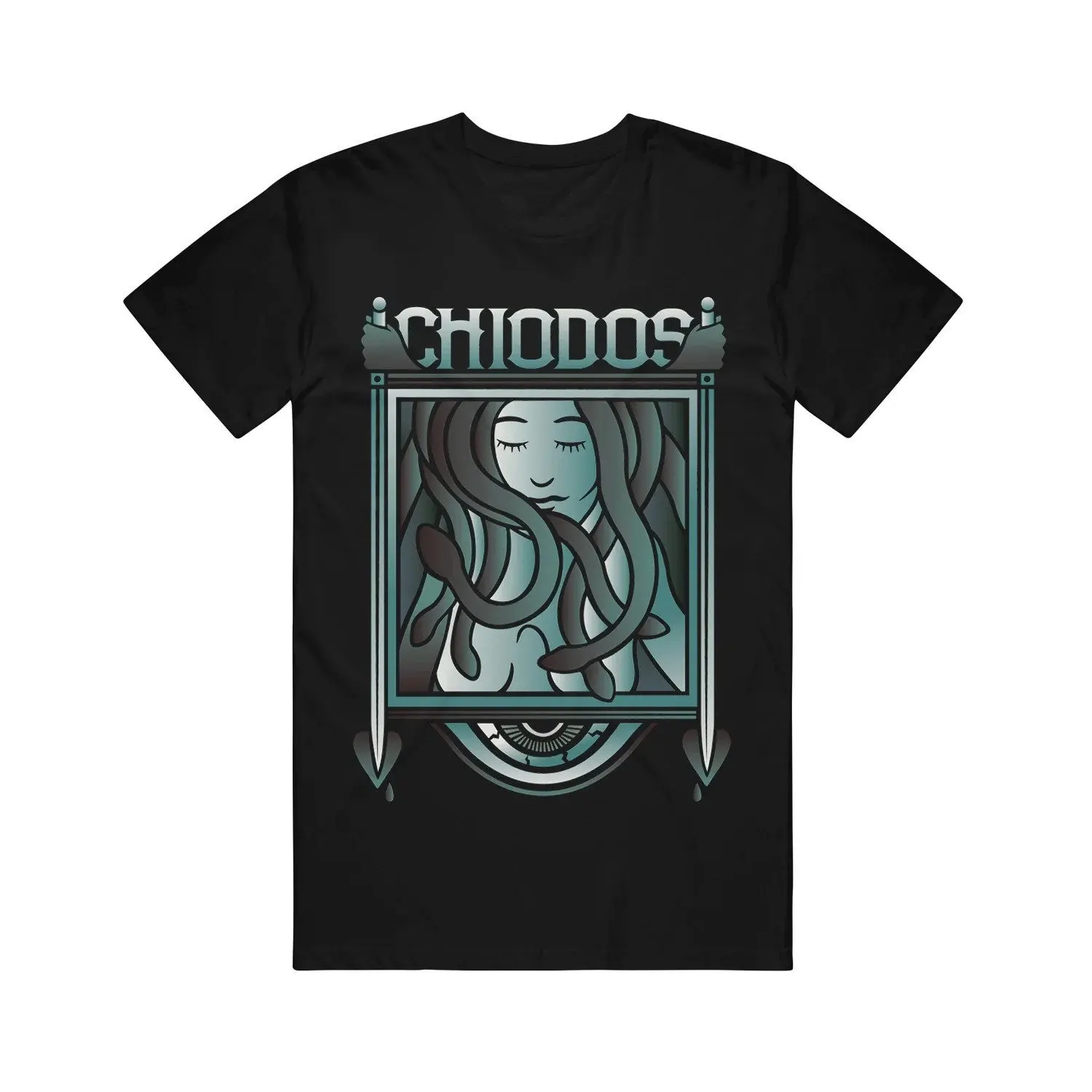 Chiodos Merch Medusa Black TShirt Gift Ideas For Girlfriend