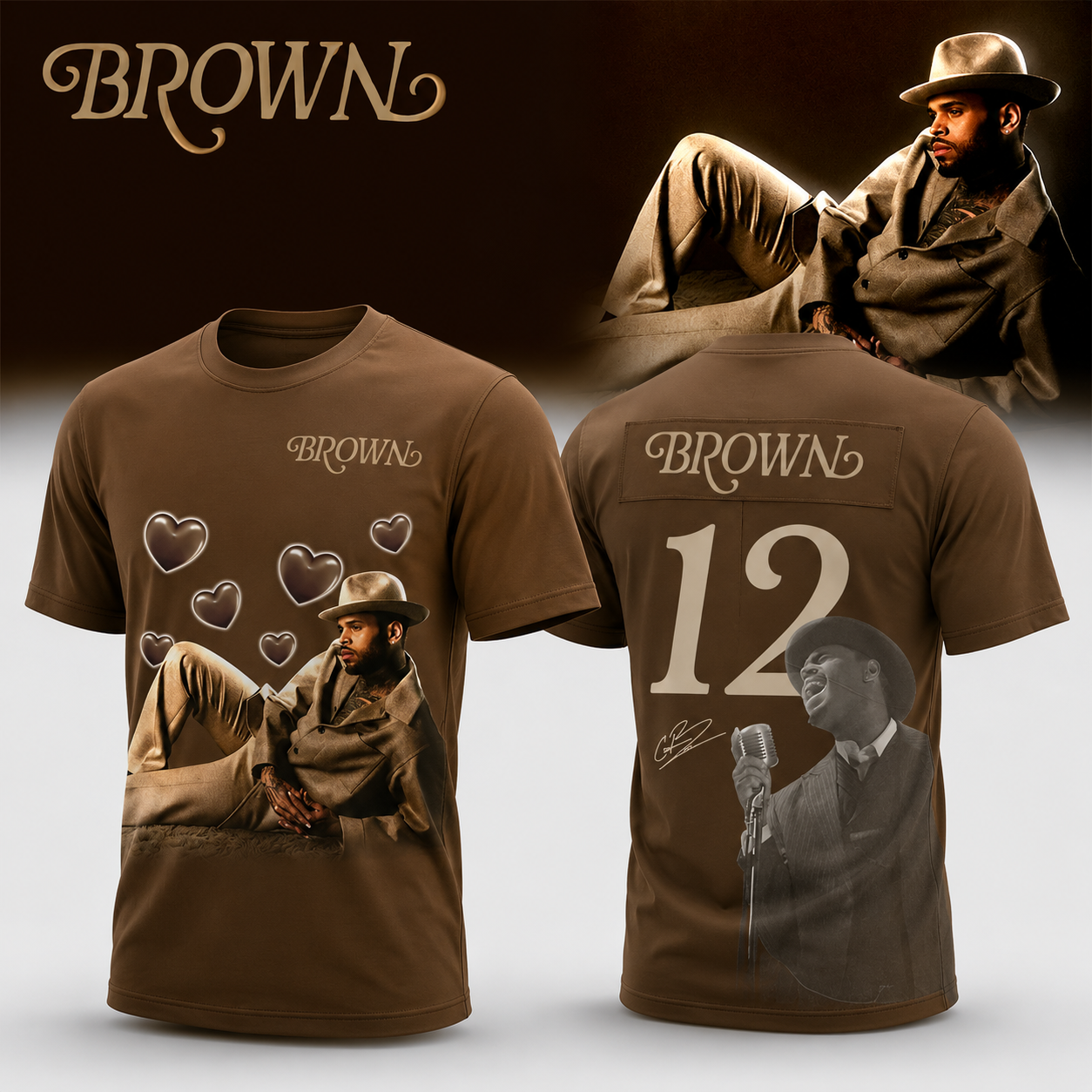 Chris Brown Brown Album Collector Baseball Jersey Edition