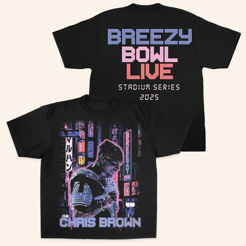 Chris Brown Merch Breezy Bowl Xx Light Bright SS TShirt Good Gifts For Boyfriend