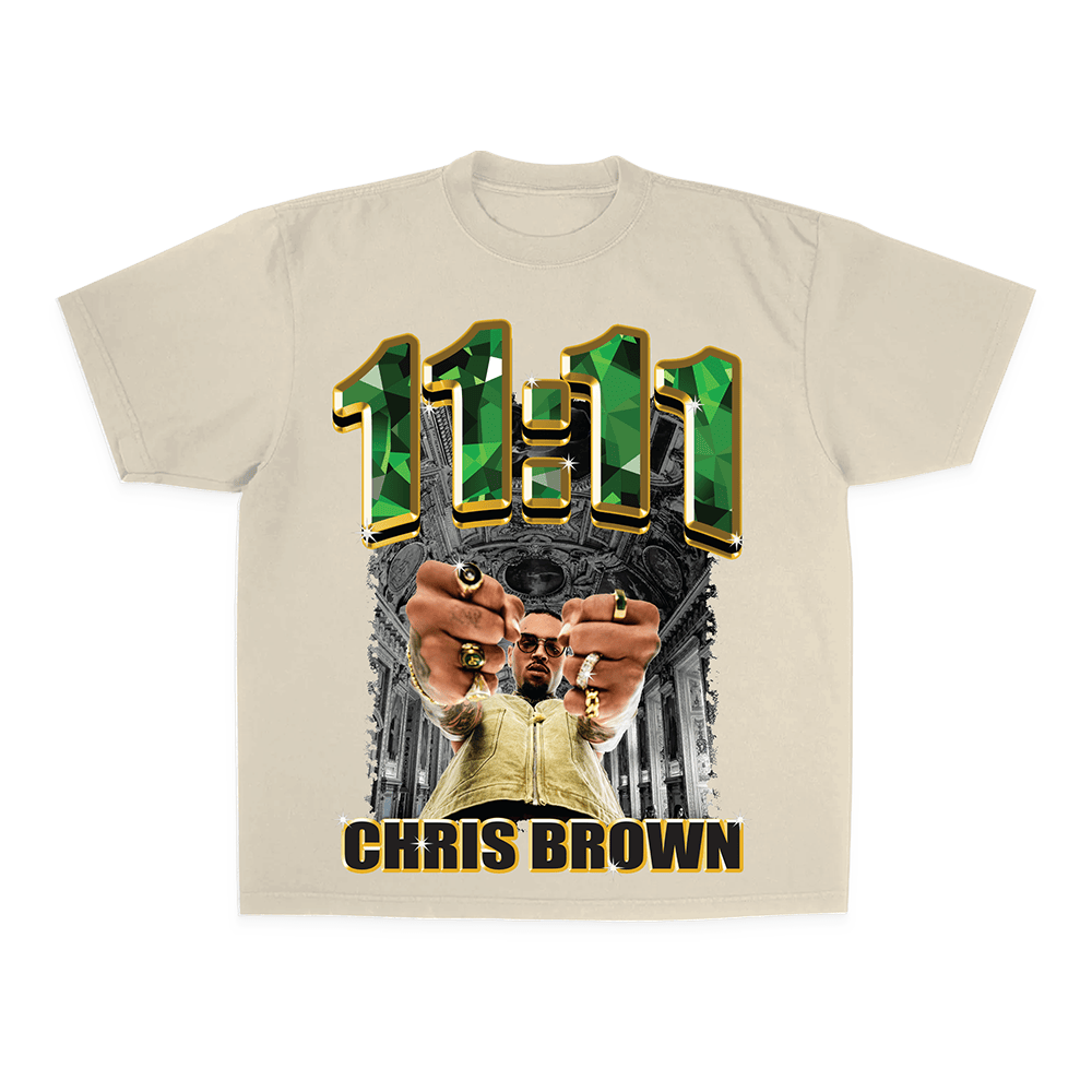 Chris Brown Merch Emeralds And Gold SS Shirt Chris Brown TShirt Music Fans Gifts
