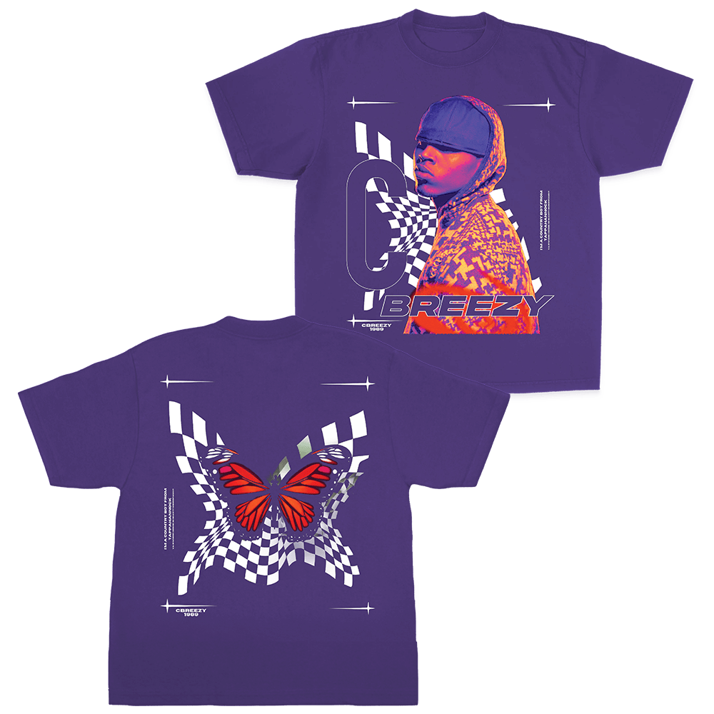 Chris Brown Merch Exclusive Checkered SS Shirt Chris Brown TShirt Cool Mothers Day Gifts