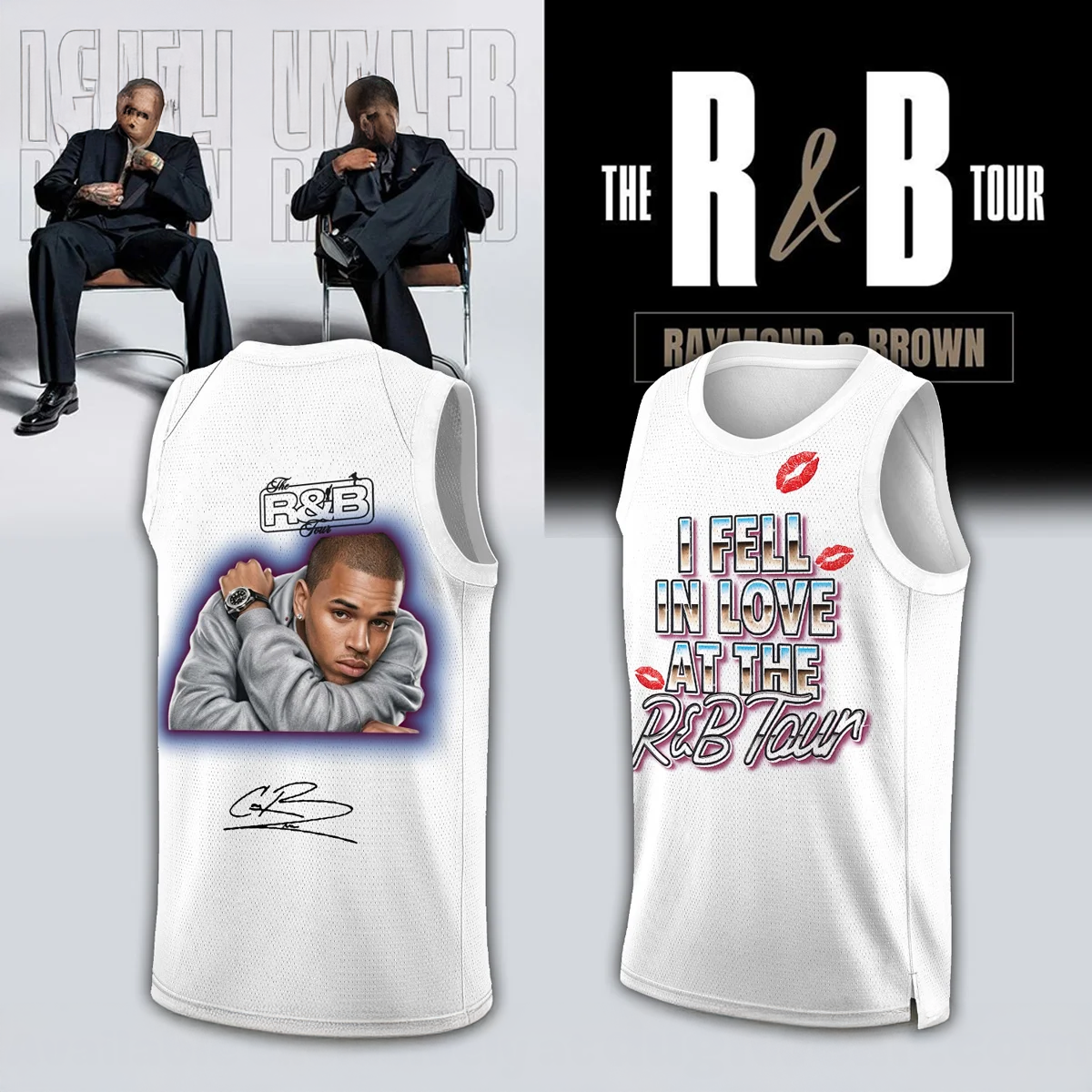 Chris Brown R And B Tour Collector Baseball Jersey Edition