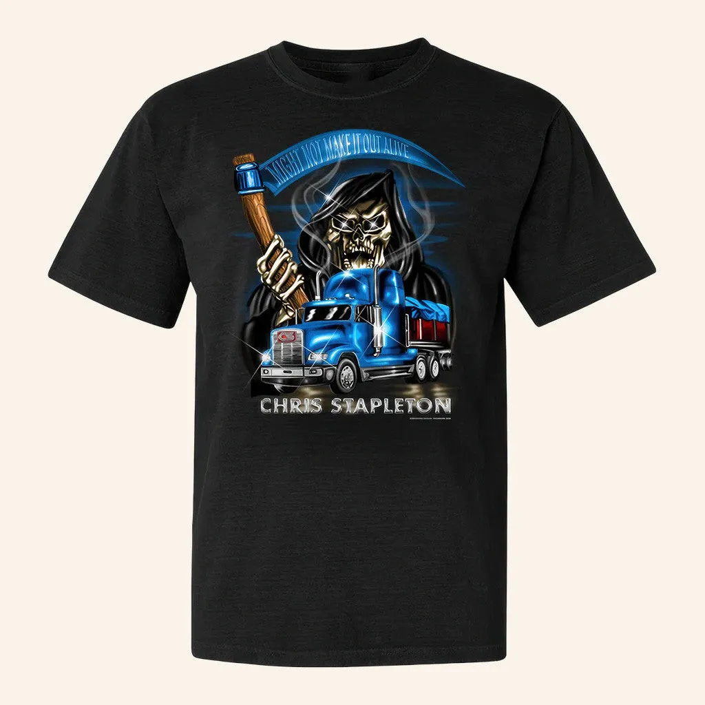 Chris Stapleton Merch Tour 2025 Crosswind Reaper Tshirt Gifts For Dad
