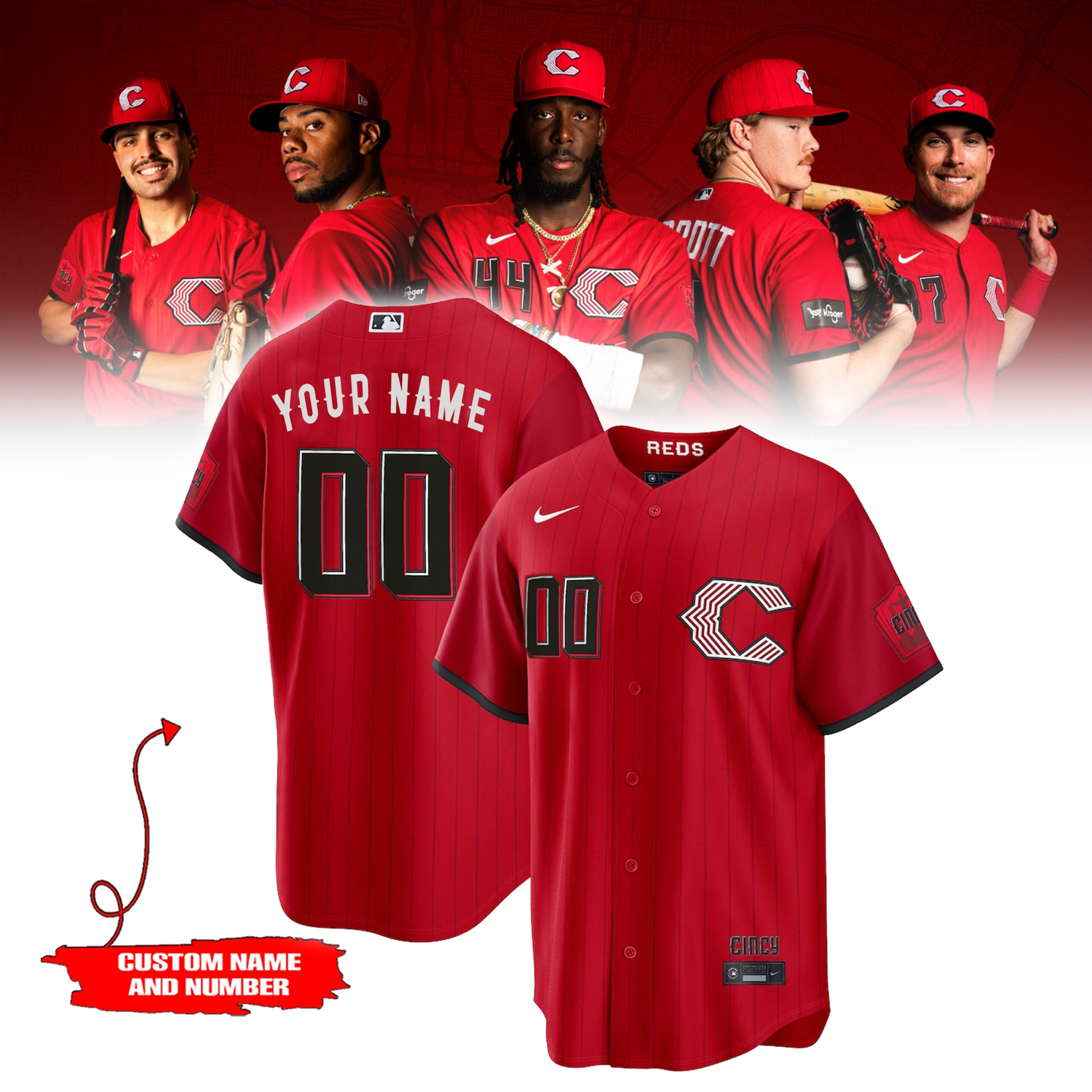 Cincinnati Reds Nike 2026 City Connect Baseball Jersey