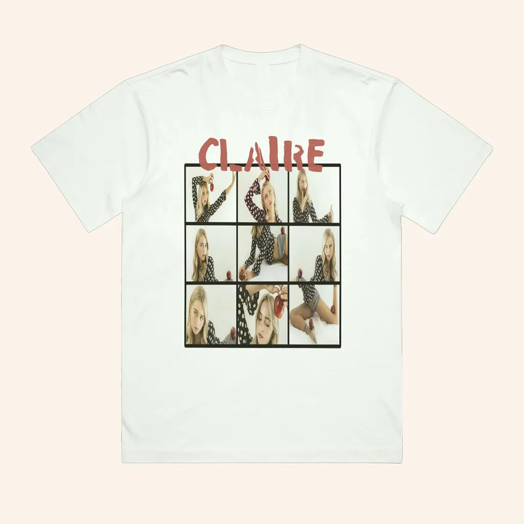 Claire Rosinkranz Merch Photo Grid TShirt Cool Gifts For Music Lovers